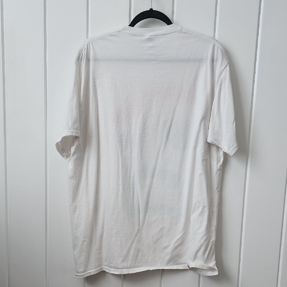 Disney Pixar White T-Shirt with Forky Logo - Mens Unisex XL - Picture 3 of 3